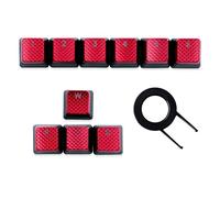 HUYUN Cherry MX - Interruptor de teclas FPS y MOBA para juegos con retroiluminación para teclados Corsair Gaming (10 teclas, color rojo)