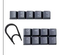 HUYUN Cherry MX Key Switch FPS & MOBA Gaming Keycaps Backlit Key Caps Reemplazo para Corsair Gaming Keyboards (13 Teclas Gris)