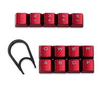 HUYUN Cherry MX Key Switch FPS & MOBA - Teclas retroiluminadas de repuesto para teclados Corsair Gaming (13 teclas, rojo)