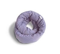 Huzi Infinity Pillow - Almohada Cervical de Viaje - Bufanda versátil y Suave de Apoyo de 360 Grados - Lavable a máquina - Viajes en casa - Viajes en avión por Carretera (Morado)