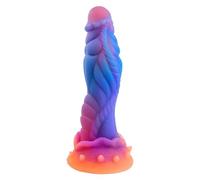 Huzoomtoyz monstruo gigante de maniquíes de fantasía y maniquíes de realidad de ventosas maniquíes anales originales maniquíes, maniquíes de tentáculos de crema de colores maniquíes anales súper grand