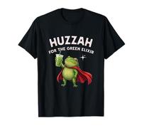 ¡Huzzah For The Green Elixir Frog Matcha, fantasía irónica y Divertida! Camiseta