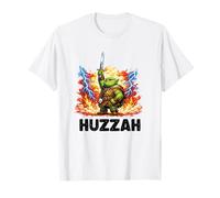 Huzzah Guerrero Orco Divertido Camiseta
