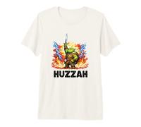 Huzzah Guerrero Orco Divertido Camiseta Premium