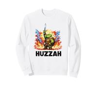 Huzzah Guerrero Orco Divertido Sudadera