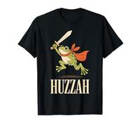 Huzzah Rana Caballero Historia Medieval REN Faire Jousting Espada Camiseta