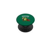 Huzzah: Una porción de Valor Frog Knight Pizza Gamer Snacks PopSockets PopGrip Adhesivo
