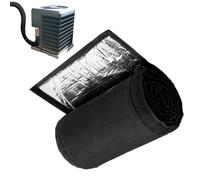 HVAC Copper Pipe Insulation Cover - Zippered HVAC Tube Insulation Sleeve, Flexible Foam Wrap with Secure Closure & Weather Resistant Layer for Radiator, Plumbing, Shower and Outdoor