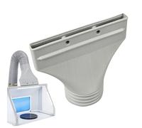 HVAC Duct Adapter, Aire Acondicionador Hose Window Coupler, Ventilation Setup, 8,66 x 3,94 pulgadas, Slim Quick Connect Fitting Building Maintenance, Installers, and Airflow Engineers