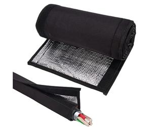 HVAC envoltura térmica - de cobre, chaqueta de tubo resistente | Cubierta de canal resistente a la intemperie para casas al aire libre cubierta de piscina de viento carcasa de bloqueo de tensión