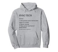 HVAC Tech Definición de trabajo Personalizado Divertido Técnico HVAC Sudadera con Capucha