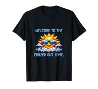 HVAC Termostato Humor Frozen out Zone Fuente Digital Camiseta