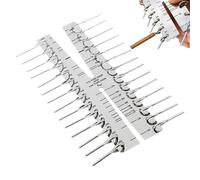 HVAC Tubo Capilar Dimensionamiento Medidor Herramienta de Reparación | Acero Inoxidable Duradero Diámetro de Tubo de Cobre Regla de Medición Maquinaria Industrial Gestión de Energía Control de