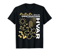 Hvar Elige tu destino Croacia Mar Adriático Boho Camiseta