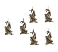 HVBIHRJIP 4 pcs lingote serpiente pequeño bronce ware lata suministros de manejo de latón escritorio