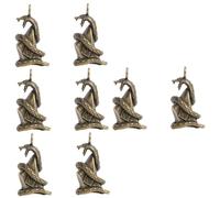 HVBIHRJIP 4 pcs lingote serpiente pequeño bronce ware lata suministros de manejo de latón escritorio