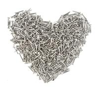 HVDHYY 1.5 * 25 mm Clavo de Madera Clavos Pequeños para Madera y Tornillos Mini Tornillo de clavo Autorroscantes DIY Accesorios Plata 500pcs