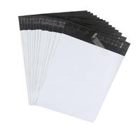 HVDHYY Bolsas para Envíos 32cmX45cm 30piezas Bolsas Envio Vinted Impermeable Inviolable Autoadhesivo Sobres Envios Vinted Prenda Zapatos Libros Bolsas para Envios de Ropa para Pequeña Empresa Blanco