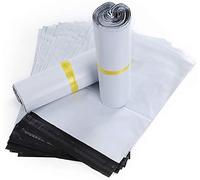 HVDHYY Bolsas para Envíos por Correo Sobres de Postales Plástico de Genérico Envío por correo Bolsas Sobres para Postales Blanco Opaca 100Piezas 35cmX45cm