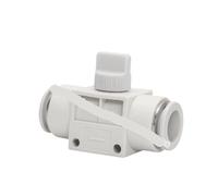 HVFF4/6/8/10/12, componentes neumáticos, juntas de tuberías de aire, interruptores de válvulas manuales, 10 piezas(HVFF4 20pcs)