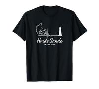 Hvide Sande Vacaciones I Diseño Escandinavia para Dinamarca Camiseta