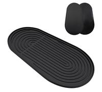 HVIHWI Bandeja de goteo de silicona, base antideslizante y estable, apta para SodaStream Duo E-Duo, encimera de cocina, alfombrilla protectora impermeable de silicona con diseño de ranuras, color