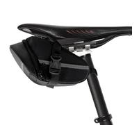 HVIHWI Bolsa Sillín Bicicleta, Bolsa Bicicleta Sillin Impermeable y Reflectante para MTB y Carretera, Bolsa de Herramientas Compacta, Alforjas para Ciclismo y Bikepacking, Negro