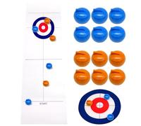 HVIHWI Curling Juego de Mesa, Bolos sobre Hielo Juegos de Mesas, Shuffleboard Juego de Mesa Juegoes Familiar Curling Juego de Mesas Juegos de Mesaes para La Escuela, El Hogar, La Oficina, El Partido