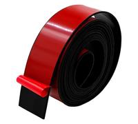 HVIHWI Tira de Goma autoadhesiva de 3 Metros, 40 mm x 2 mm, de Neopreno Resistente, Cinta de Sellado antivibración, Ideal para protección del Suelo, Puerta, Ventana, Coche y Bricolaje, Negro