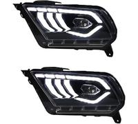 Hviyroi Conjuntos de faros automotrices Conjunto de faros delanteros para Mustang 2010 2011 2012 2013 2014 Para para conjunto para LED