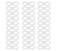 HVRFJXI Accesorios de equipo de pesca, anillos de protección de silicona para aparejos Senko Soft Baits 30 piezas de pesca loca