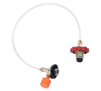 HVRFJXI Adaptador ergonómico de recipiente de aire, instalación sin fugas, compatibilidad generalizada de marco de cocina al aire libre, conexión de recipiente de aire resistente