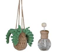 HVRFJXI Ambientador colgante de algodón y lino para coche, longitud ajustable, para decoración de visión trasera de coche