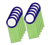 HVRFJXI Bolsa de repuesto de gran capacidad para aspiradoras 107314 100331 de 10 cuartos de galón, sistemas de filtración avanzados, resistentes a desgarros, bolsas de filtro de repuesto