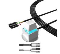 HVRFJXI Botón de encendido externo para computadora con acceso de construcción ABS para un arranque suave y botón de encendido externo de la placa base