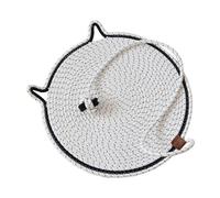 HVRFJXI Cama tejida para mascotas para gatitos, cachorros, regalo de cumpleaños, mascotas, perros y gatos, colorida cama nido lavable a máquina para gatos