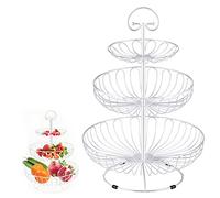 HVRFJXI Cesta decorativa de frutas y verduras para encimera de cocina, soporte para cuencos para comedor, baño, fiesta, boda, para fiesta