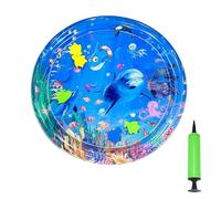 HVRFJXI Colchoneta de refrigeración para perros y gatos, tumbona inflable para gatos pequeños, juego sensorial, tumbona redonda