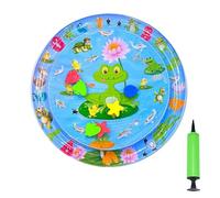 HVRFJXI Colchoneta de refrigeración para perros y gatos, tumbona inflable para gatos pequeños, juego sensorial, tumbona redonda