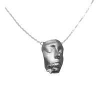 HVRFJXI Collar con colgante vintage con diseño floral de lágrima, aleación ligera, cadena ajustable, regalo para mujeres únicas