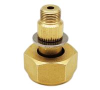 HVRFJXI Compacts - Convertidor universal de aluminio para estufa, construcción de cobre para mochileros y campistas, adaptador de estufa al aire libre a prueba de fugas