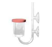 HVRFJXI Difusor de piedra de aire para peceras, difusor de oxígeno, copa de succión para acuario, disco de piedra NanoBubble