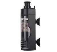 HVRFJXI Dispositivo de purificación de agua para acuario, ventosa para pecera, suministros de agua montados en la pared, dispositivo de filtro silencioso para oficina, hogar, interior