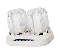 HVRFJXI Doble cubeta de lavado de 2000 ml, gran capacidad, sistemas de lavandería para el hogar con bajo ruido, operaciones nocturnas, textura, pequeña lavadora de tina doble