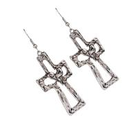 HVRFJXI Fashion Religious Earrings Drop Earrings Pendant Necklace Religious Necklace Suitable For The Modern Woman Present Antique Heart Earrings