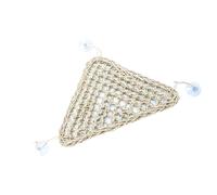 HVRFJXI Hamaca de dragón barbudo para pequeños reptiles, cama de paja tejida a mano con ventosa fuerte para terrarios, terrarios, accesorios