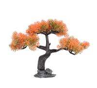 HVRFJXI Life Like Pine Tree Aquariums - Pino decorativo para peceras con base de resina para decoración de paisajes