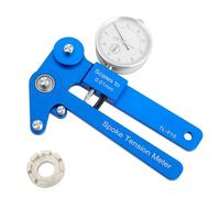 HVRFJXI Medidor de tensión de radios de bicicleta de aleación de aluminio con pantalla digital, mango ergonómico para una alineación precisa de las ruedas, herramienta de afinación de ruedas de