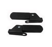 HVRFJXI Pedales frontales plegables para scooter, almohadilla universal para ciclomotor, pedales delanteros de bicicleta de instalación rápida, placa de acero gruesa duradera