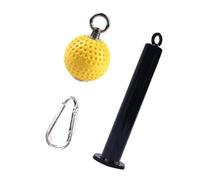 HVRFJXI Pelotas versátiles de entrenamiento de fitness para dominar las fuerzas de la muñeca y los entrenamientos del antebrazo con anillos de acero estables, equipo de fitness en casa